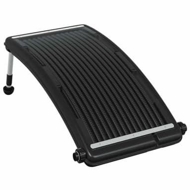 vidaXL Panneau de Chauffage Solaire de Piscine Courbé Système de Chauffage Extérieur Chauffe-Eau Solaire Collier de Serrage 110x65 cm
