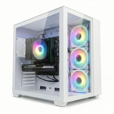 STGsivir PC Gamer Fixe, Ordinateur Gaming,GeForce RTX 3060 12Go GDDR6, Core i7 jusqu'à 3.9GHz,16Go RAM, 512Go SSD, WiFi 6, BT 5.0, Ventilateur RGB x3, Windows11 Pro