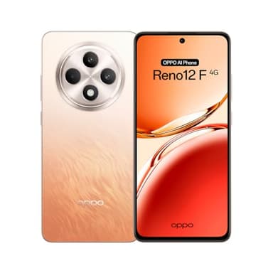 Oppo Reno 12F 4G, Smartphone Android, 8 Go RAM + 256 Go, Déverrouillé, Amber Orange