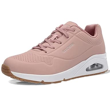 Skechers Femme Uno Stand On Air Shoes, Rose, 38 EU