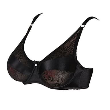 Kitchnexus Soutien-gorge Spécial Pratique Pour Des Faux Seins de Mastectomie Cosplay Déguisement, Noir, 36/80