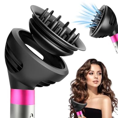 Diffuseur Pour Dyson Airwrap Styler HS01 HS05 HS08, Embout Diffuseur Dyson Airwrap, Diffuseur Cheveux Bouclés, Buse De Diffusion Convertible Pour Airwrap Styler En Sèche-Cheveux
