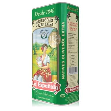 LA ESPAÑOLA - Huile d'olive vierge extra Gran Selección. Bidon de 5 litres.