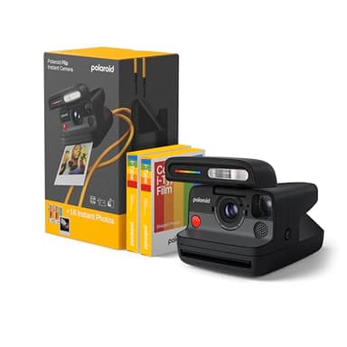 Polaroid Flip - Pack Appareil Photo instantané Noir + Film Couleur (16 Photos)