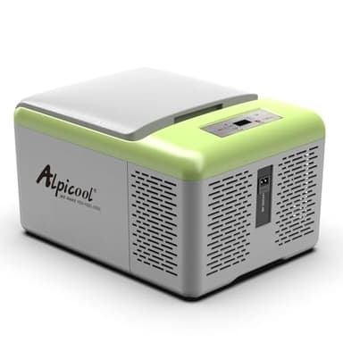 Alpicool C9PT 9L Glacière Electrique Voiture, Portable à Compression Réfrigérateur de Voiture, 12/24V congélateur et réfrigérateur, pour dortoir, Camping ou Pique-Nique en Plein Air, 20 à 20℃