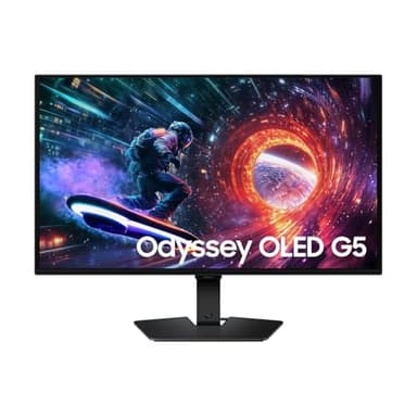 Samsung Écran Gaming Odyssey OLED G50SF, 180Hz, Dalle Mate, QHD (2560 x 1440), 0,03ms, 1.000.000:1, Inclinable, Écran Anti-Reflet, HDMI (2.0), Display Port (1.2), LS27FG502SUXEN