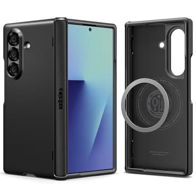 Spigen Slim Armor Pro MagFit Coque Compatible avec Samsung Galaxy Z Fold 7 - Noir