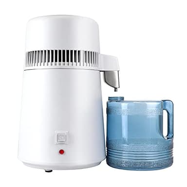 Distillateur d’Eau Professionnel, 750W Purificateur d'eau avec Bouteille Collecte pour Maisons, Bureaux, Laboratoires, Hôpitaux, Cliniques Dentaires