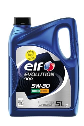 ELF EVOLUTION 900 5W-30, Huile moteur essence et Diesel, 5 litres