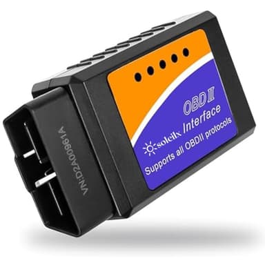 OBD2 Bluetooth Ordinateur pour Diagnostic Auto OBD, Lecteur OBD2 Auto Diagnostic, Scanner Diagnostic Auto, OBD Diagnostic Multi Marques pour Voiture Compatible avec Les appareils Mobiles