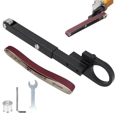 Tuyau De Machine à Bande De Sable à Faible Bruit Et Haute Stabilité En Acier Robuste Pour Trou De Couteau,Accessoire De Ponceuse à Bande, Pour Meuleuse D'angle Modèle 100 Et 125 à Modifier En Mac