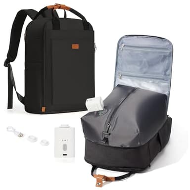 SZLX Sac à Dos Sous Vide Bagage à Main Pour Femmes, Sac à Dos Airbag Avec Système De Vide Pour Le Voyage, Ryanair Travel Ruscksack Taille Cabine Avec Pompe étanche Valise Sous Vide Pour Homme