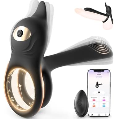 Anneau Penien - Anneau Homme Vibrant Sex Toýs Couple Homme, 10 Modes Sextoyse Homme Sex Toys, Anneaux de Pénis Sextoyse Couple Plaisir, Sex Toyspour Pour Homme, Anneau Vibrant Pénis Clitoridienne