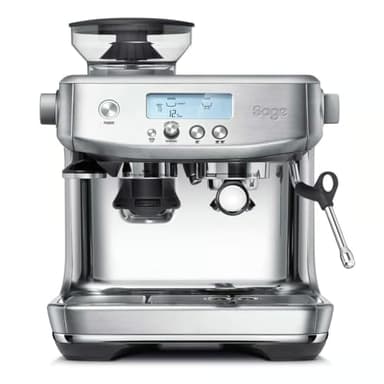 Sage - The Barista Pro - Machine à Café avec Mousseur à Lait Manuel & Moulin Conique Intégré - 30 Réglages de Mouture, 1650W - Pichet et Tamper Inclus - Acier Inoxydable Brossé