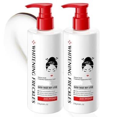 Lait Pour Le Corps 250g, Creme Eclaircissante Peau Noir Puissant, Skin Lightening Lotion, Lotion Corps Exfoliante Et Hydratante, Pour L'hydratation, Peau Lisse (2)