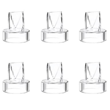 Lot de 6 valves à bec de canard compatibles avec les tire-lait Momcozy S12 Pro/S9 Pro/Lillo S12/Kmaier S12, S12 Pro/S9 Pro/S12