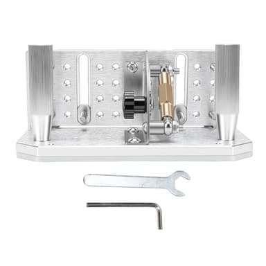 Jectse Gabarit de Couteau pour Meuleuse à Bande, Localisateur D'affûtage, 7-3/4'' de Long, Angle Réglable de -5°~ 25°, Guide de Meulage D'angle pour la Fabrication de Couteaux pour