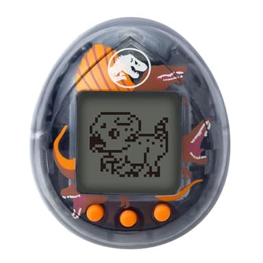 Bandai - Tamagotchi Nano Jurassic Brown - Version Marron Dino Spinosaurus - Tamagotchi Animal Interactif - Petit Format Nano - Dinosaure Animal Virtuel à élever - Jouet Enfant 8 Ans et + - NT90997