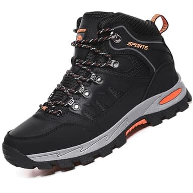 VTASQ Chaussures de Randonnée Antidérapantes pour Hommes Femmes Bottes Chaussures de Trekking Respirant Chaussure de Marche Noir 42EU