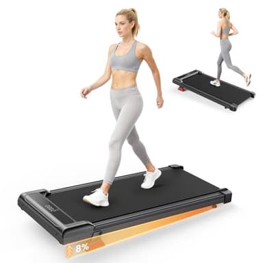 Tapis de Course et Marche 3 en 1 avec Pente 7% – Tapis Roulant Silencieux, 8 km/h, 2,5 CV, Amorti Confortable, Charge 130 kg, Écran LCD – Maison & Bureau