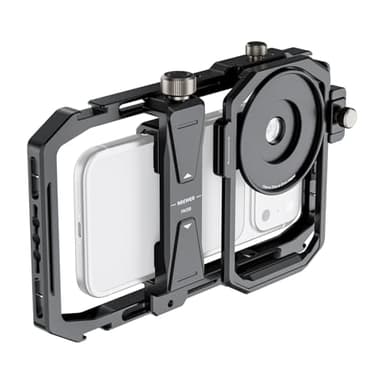 NEEWER Cage de Téléphone Universel Stabilisateur avec Anneau Adaptateur pour Filtre d'Objectif de 17mm à 37mm et 67mm Accessoire Compatible avec iPhone Android Samsung pour Vidéo Streaming Photo,PA058