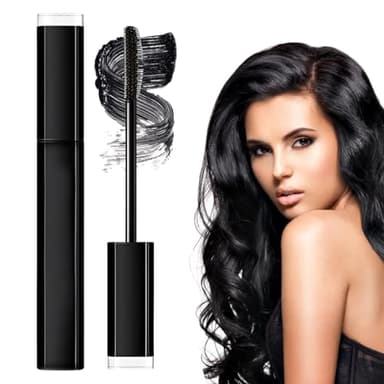 PHYNDR Retouche Racines Cheveux – Mascara Cheveux Blanc 2-en-1 Double Embout, Couvre Instantanément les Cheveux Gris