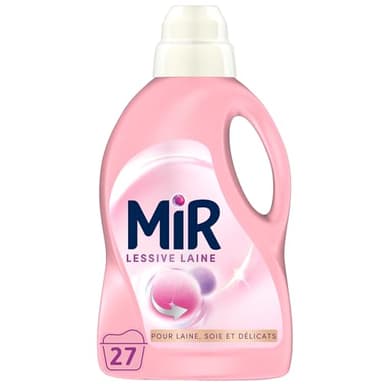 Mir Lessive Liquide Laine Main & Machine Formule Unique 3en1, 1.35L