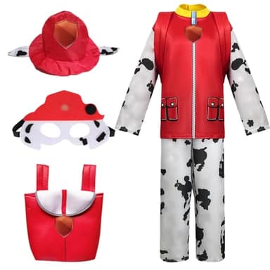 Rppiup Costumes de carnaval pour enfants, costume de spectacle danimaux pour chiens, costume pour garçons dessin animé, déguisements cosplay pour patrouille carnaval fête de Noël