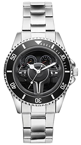 KIESENBERG Montre Homme Cadeau pour BMW M5 Fans Cockpit Quartz Analogique Montre-Bracelet 21003