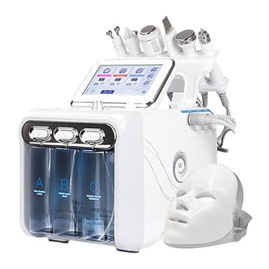 Hydrafacial Machine Professionnel 7 en 1 Faciale Hydrafacial Machine le Petit Appareil de Bulles Nettoyant Petit Appareil de Bulles éLiminer Les Rides Dermabrasion