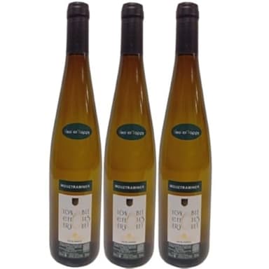 Mouztraminer "Gewurztraminer" 2024 VDF, Vin Blanc sec 12.5% aromatique, 3 x 75 cl.