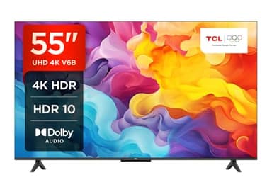 TCL TV LED 4K 139 cm 55V6B Google TV