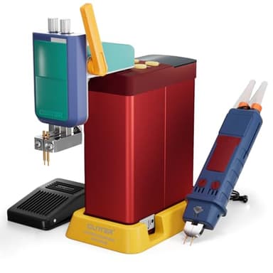 GLITTER 801D Soudeuse par Points pour Batterie, 14500W 2500A, Double Fonction avec Bras de Soudage et Pédale, Soudage Continu pour Batteries Lithium