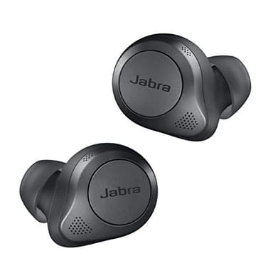 Jabra Elite 85t True Wireless - Écouteurs sans Fil à Réduction de Bruit Active, Longue Autonomie et Écouteurs Puissants - Boîtier de Chargement sans Fil - Gris
