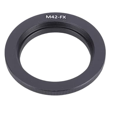 VBESTLIFE Adaptateur de Monture M42 vers FX, Bague D'adaptation D'Objectif en Alliage D'aluminium pour Objectif M42 vers Appareil Photo sans Miroir Série FX, Intégration Transparente