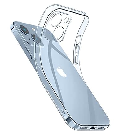 VUTR Coque en Gel Souple pour iPhone 14 6.1 Pouces, Silicone Transparent Antichoc, Étui Flexible pour Téléphone iPhone 14, Transparent