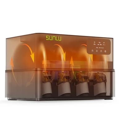 SUNLU Officiel AMS Heater, Séchage et Impression Simultanés, Sécheuse de Filament 3D pour AMS Gen 1, Contrôle Intelligent de l'Humidité, Chauffage à 70°C en 20 Min pour 4 Bobines