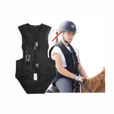 Gilet Airbag D'équitation for L'unisexe Veste D'airbag Moto/Équestre 0,1 Seconde Déclenchent Des Airbags(S)