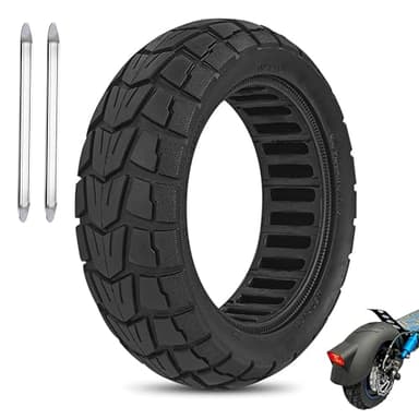 ANSENI Pneu Plein Anti Crevaison 10x2.75 Pouces pour Trottinettes Electrique Kukirin G2, UrbanGlide E-CROSS PRO, Speedway/Speedway Pro, Speedway 5, Rockway/Crossover, Dualtron 3, All Road 5 (1 unité)