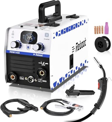 Poste a souder fil fourré sans gaz 145A 230V Synergie Des électrodes Poste à Souder 3 en 1 MIG/ARC/Lift TIG IGBT Inverter Poste A Souderde fil fourré 0,8mm