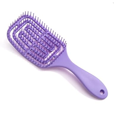 Brencco Brosse Cheveux Bouclés, Brosse a Cheveux Demelante Magique Anti-Casse & Anti-Statique, pour Boucles, Lisses, Épais ou Fins, Hommes, Femmes, Enfants
