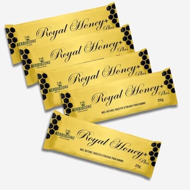 Miel aphrodisiaque Booster Naturel Puissant pour Homme Fabriqué en France 20g X 5