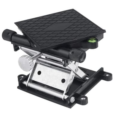 MeevrgR Ascenseur de table de défonceuse en aluminium de 9,1 x 9,1 cm pour travail du bois, gravure et utilisation en laboratoire, noir, 1 pièce