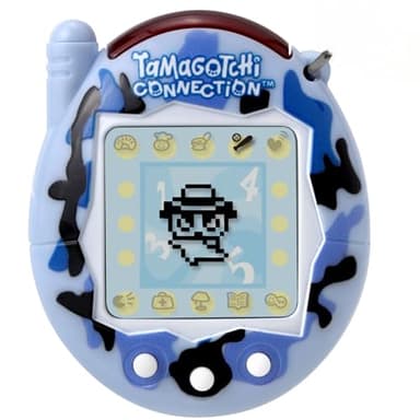 TAMAGOTCHI Bandai Connection Jouet électronique virtuel pour animaux de compagnie, avec connexion infrarouge pour le plaisir partagé, bleu sauvage