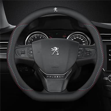 INTWAY Protection de Volant, pour Peugeot Expert 2016 2017 2018 2019 2020 2021 2022 antidérapant Housse de Protection Volant de Voiture Souple et antidérapante Élastique,D