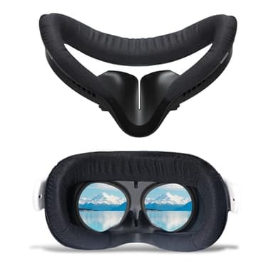 Compatible avec les accessoires VR Oculus Quest 2, coussinet de protection en mousse respirante pour Meta Quest 2, coussin confortable de rechange pour le visage VR