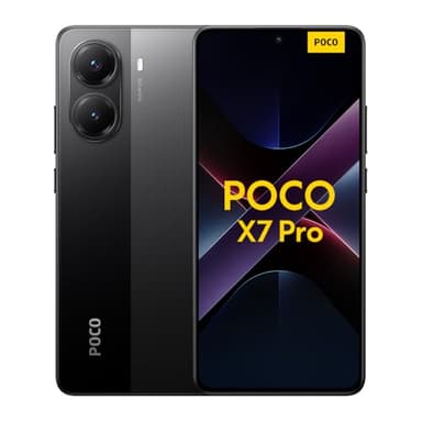 XIAOMI Smartphone POCO X7 Pro,12+512GB,Noir,caméra Principale 50MP avec OIS, Batterie 6000mAh avec Hypercharge 90W, IP68, fonctionnalités IA (Chargeur Non Inclus)(Version Française+2 Ans de Garantie)