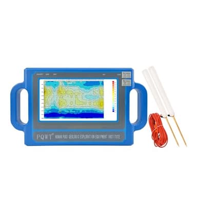 PQWT S150 Détecteur d'eau souterraine pour forage de puits Instrument de prospection géologique avec fonction de cartographie automatique de 150 m de profondeur pour le relevé et l'emplacement des