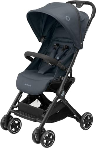 Maxi-Cosi Lara², Poussette Canne, 0-4 ans, 0-22 kg, Poussette Bebe Légère et Compacte, 3 Positions d'Inclinaison, Position Allongée, Pliage Automatique, Bandoulière, Essential Graphite