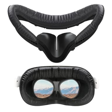 Coussin facial VR pour Oculus Quest 2, interface et couverture de rechange compatible Meta Quest 2, trous respirants en cuir, accessoires de protection VR